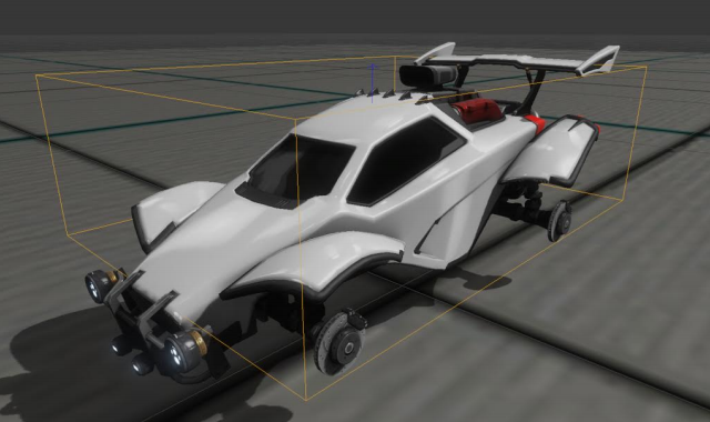 For collisions on the car's main body, Rocket League only uses one BoxCollider. Precise collisions just aren't needed, and would actually make that game feel more complicated and random.